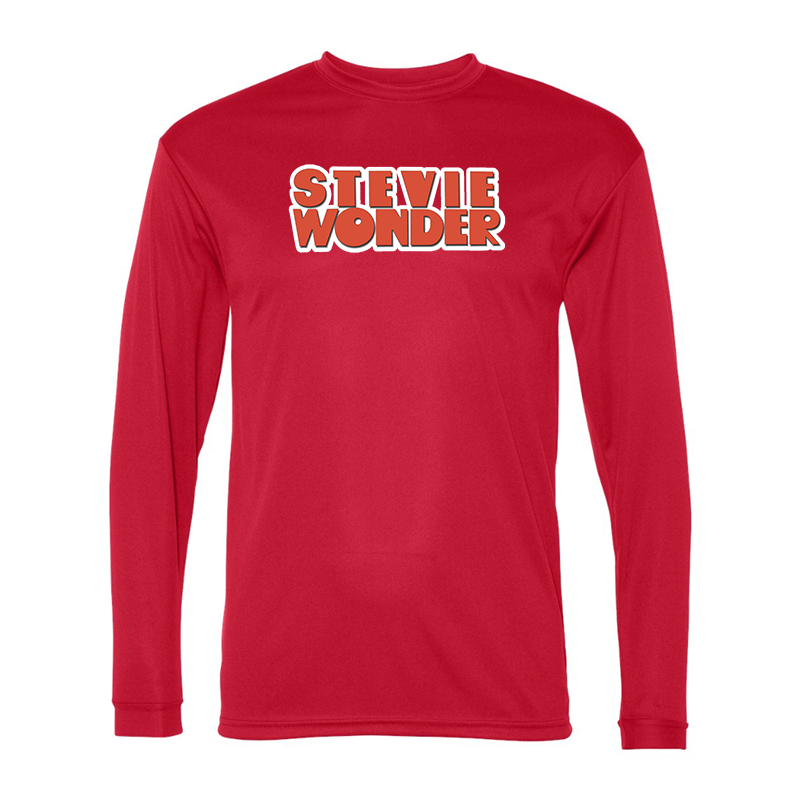 Men's  Stevie-Wonder Performance Long Sleeve T-Shirt